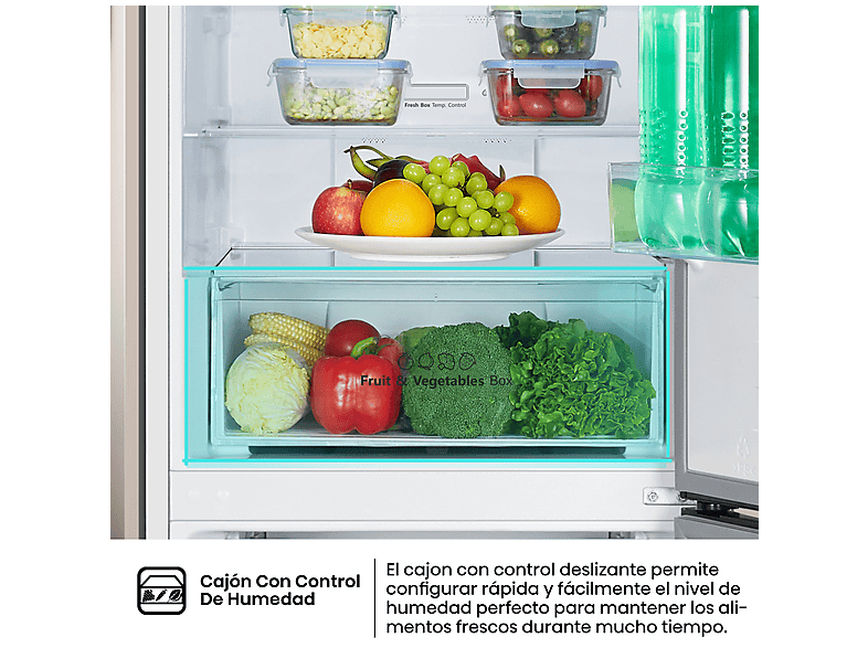 Frigorífico combi - Hisense RB390N4DWD, No Frost, 186 cm, 304 l, Multi Air Flow, Blanco