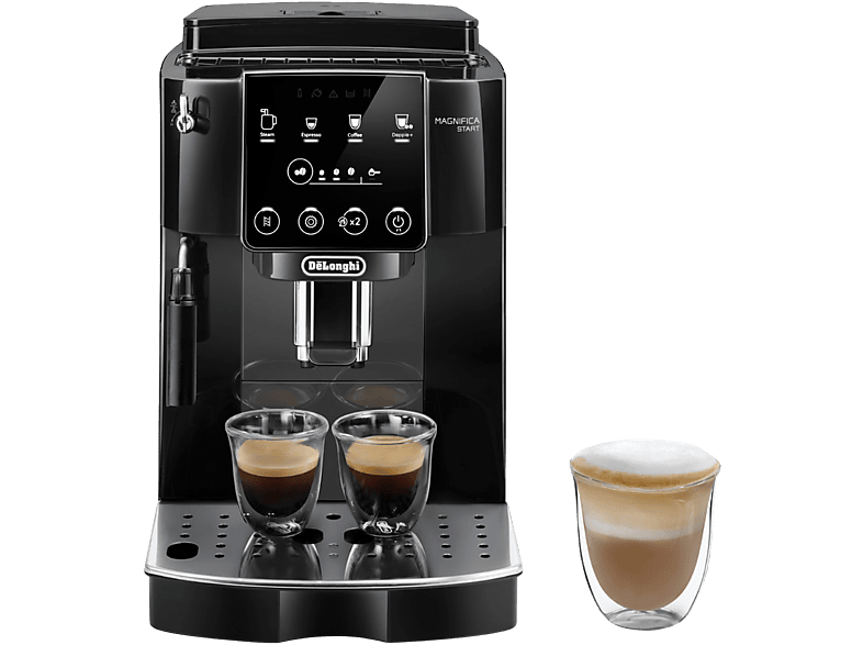 Cafetera superautomática - De Longhi, De'Longhi Magnifica Start ECAM220.21.BG, Molinillo integrado, Sistema Thermoblock, Vaporizador, 1450 W, 15 bar