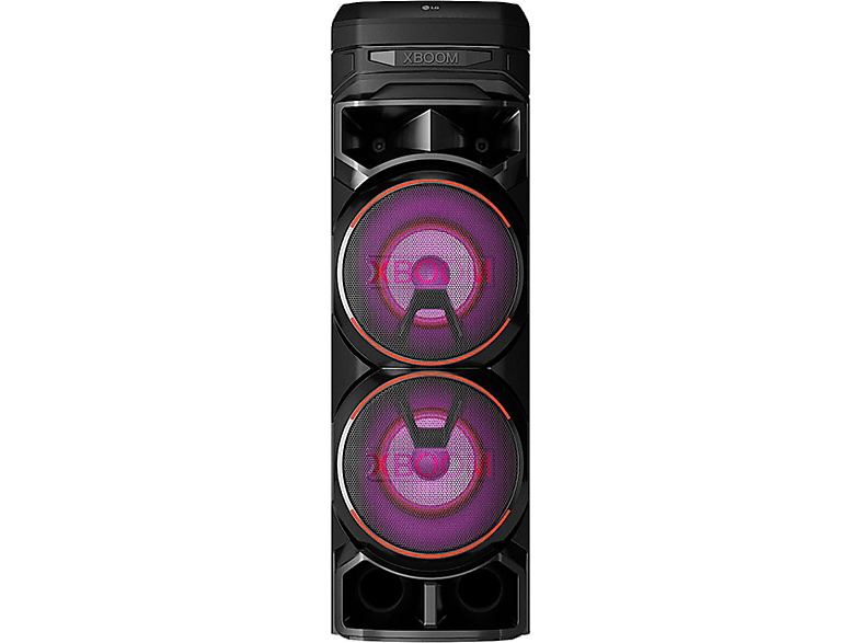 Altavoz de gran potencia - LG XBOOM RNC9, 1000W, Luces Multi Color, Efectos DJ, Función karaoke, Efectos de Voz, Negro