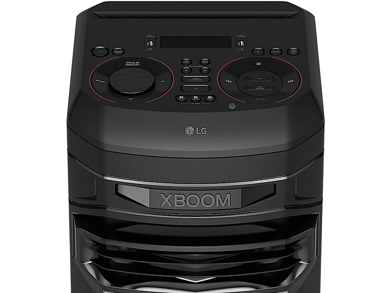 Altavoz de gran potencia - LG XBOOM RNC7, 500W, Luces Multi Color, Efectos DJ, Función karaoke, Efectos de Voz, Negro