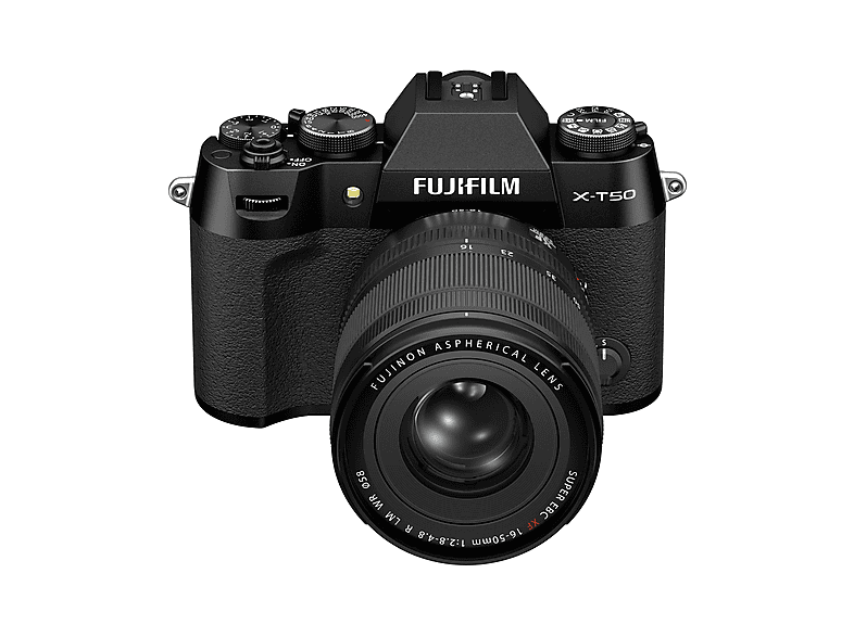 Pack Cámara EVIL - Fujifilm X-T50, 40,2 megapixel, X-Trans CMOS, 6.2K (6240 x 3510 píxeles), Negro