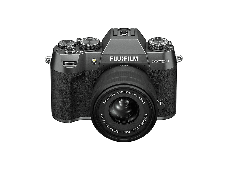 Cámara EVIL - Fujifilm X-T50, 40,2 megapixel, X-Trans CMOS, 6.2K (6240 x 3150 píxeles), Gris