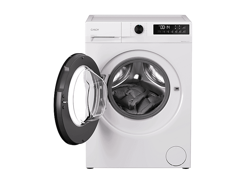 Lavadora carga frontal - Candy GD 410B8-S, 10 kg, 1400 rpm, 16 programas, Blanco