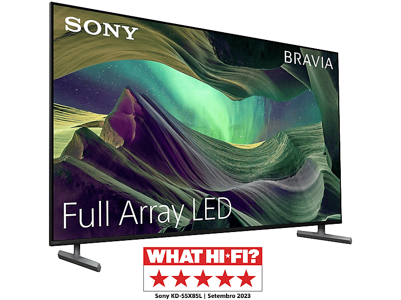 TV LED 65" - Sony BRAVIA 65X85L, 4K HDR, TDT HD, DVB-T2, Smart TV (Google TV), Google Assistant, Alexa, Bluetooth, Dolby Atmos / Vision, Bravia Core