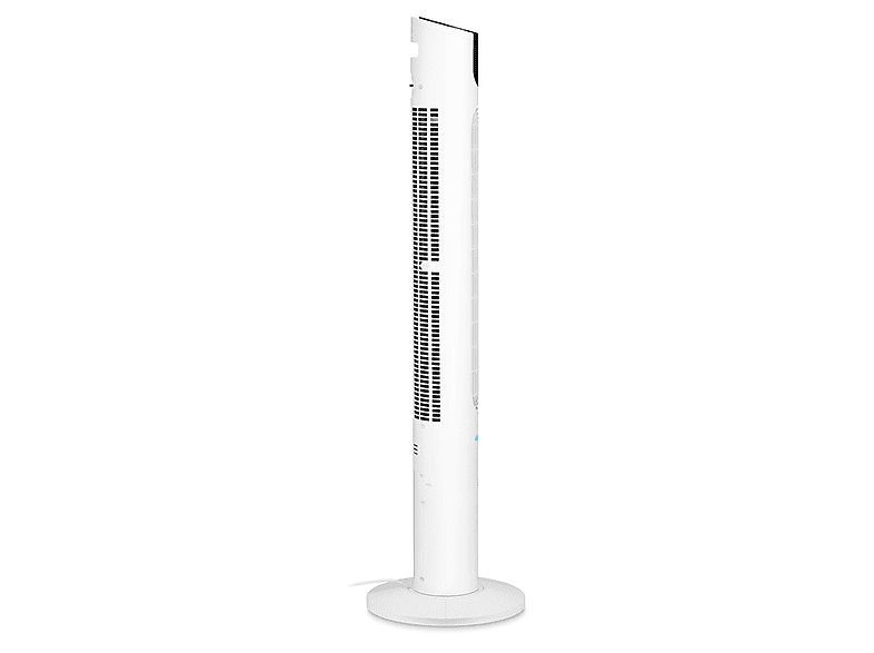 Ventilador de torre - Trisa 9359.7010, 28 W, 8 velocidades, Negro, Blanco