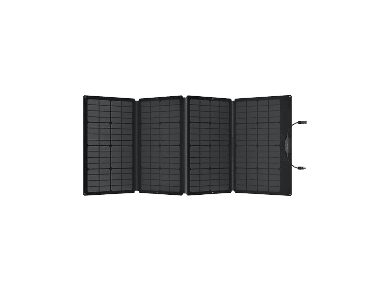 Panel solar - Ecoflow, Panel solar EcoFlow 160W, Portátil, Plegable, Silicio monocristalino, 5 kg, Negro