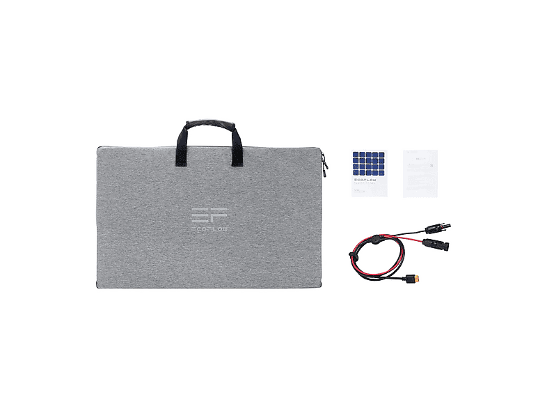 Panel solar - Ecoflow, Panel solar EcoFlow 160W, Portátil, Plegable, Silicio monocristalino, 5 kg, Negro