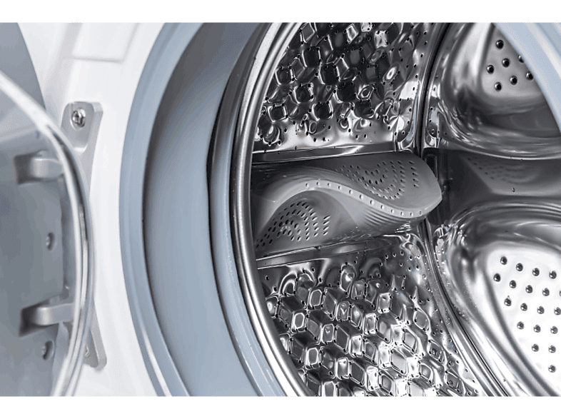 Lavadora carga frontal - Koenic KWM 9113 A INV, 9 kg, 1400 rpm, 14 programas, Botón de limpieza, Blanco