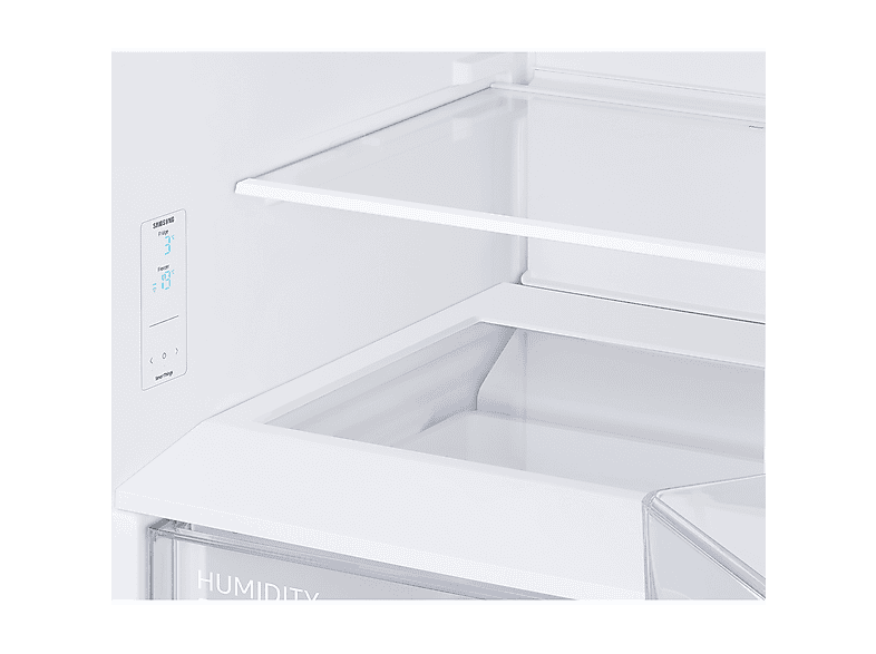 Frigorífico combi - Samsung Smart RB34C602DSA/EF, No Frost, 185.3cm, 344l, Mono Cooling, WiFi, Inox