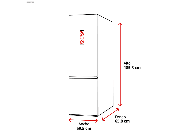 Frigorífico combi - Samsung BESPOKE Smart RB38C7B6AB1/EF, No Frost, 203cm, 387l, Twin Cooling Plus™, Metal Cooling, WiFi, Grafito