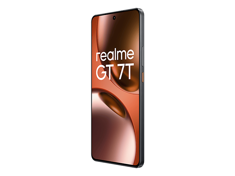 Smartphone - Realme GT7T 6.8P/5G/8N/12+256GB/B, Negro, Móvil Sistema operativo propietario, 12 GB RAM, 6,78 " LTPS 2.5D, Dimensity 8400MAX, 7000 mAh
