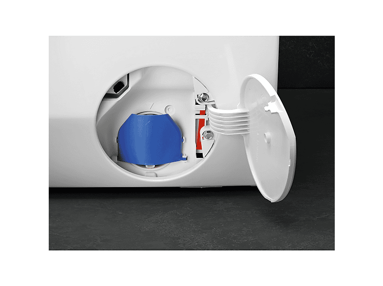 Lavadora carga frontal - AEG Series 7000 LFR7354O4B, 10,5 kg, 1,400 rpm, Negro, Blanco