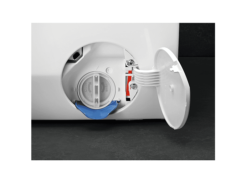 Lavadora carga frontal - AEG Series 7000 LFR7354O4B, 10,5 kg, 1,400 rpm, Negro, Blanco
