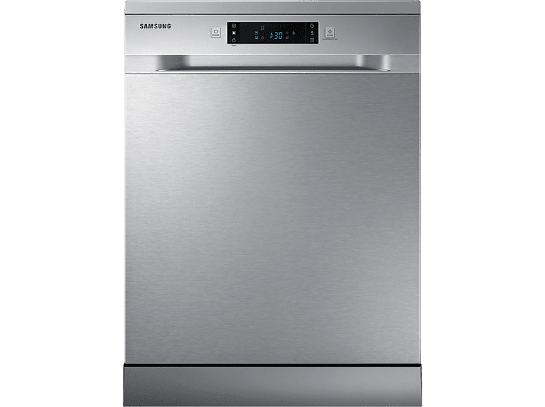 Lavavajillas - Samsung DW60A6092FS/ET, 14 servicios, 7 programas, 59.5 cm, Función Higiene, Configuración Flexible, Inox