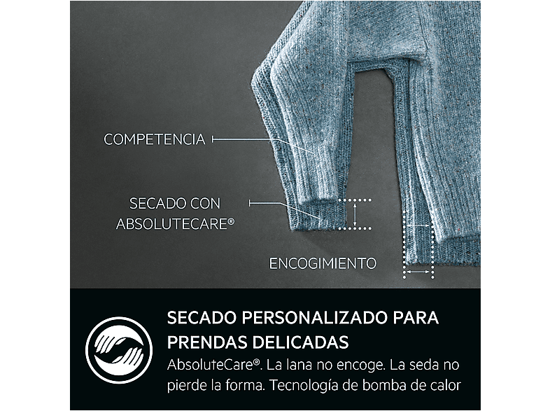 Secadora bomba de calor - AEG Secadora AEG TR818A2PB 8Kg Blanca, White
