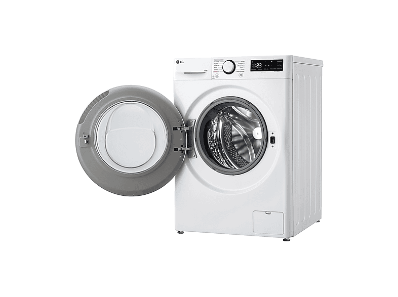 Lavadora carga frontal - LG F4WR6010A0W, Serie 600, 10 kg, 1400 rpm, 12 programas, AI Direct Drive™, TurboWash™360˚, Blanco