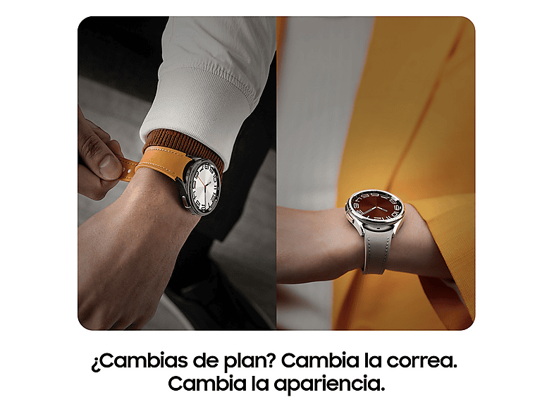 Smartwatch - Samsung Galaxy Watch6 Classic BT 47mm, 1.47", Exynos W930, 16GB, 2GB RAM, 425mAh, Plata