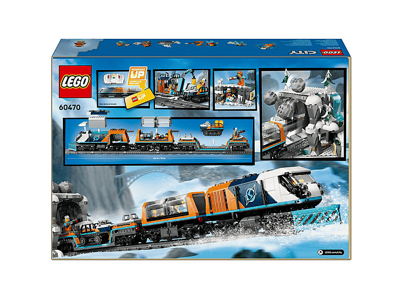 Juego de construcción - LEGO City Tren Ártico de los Exploradores - 660470, edad recomendada: 7 año(s), 1517 piezas