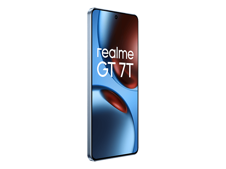 Smartphone - Realme GT7T 6.8P/5G/8N/12+256GB/BL, Azul, Móvil Sistema operativo propietario, 12 GB RAM, 6,8 " LTPS 2.5D, Dimensity 8400MAX, 7000 mAh