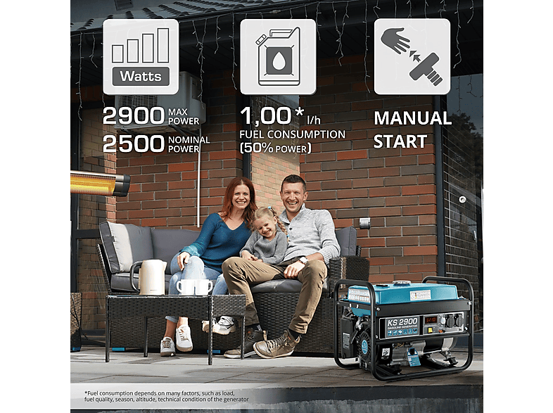 Generador de energía - Könner & Söhnen KS 2900