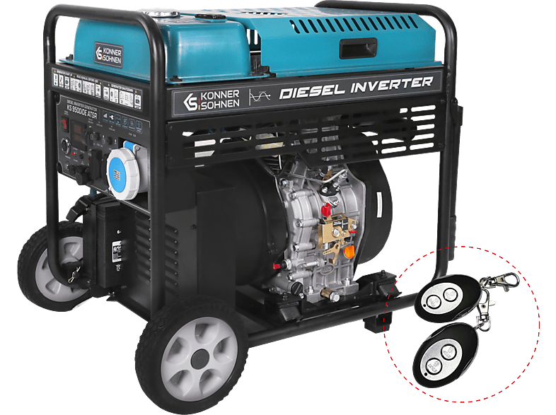 Generador de energía - Könner & Söhnen KS 9500iDЕ ATSR