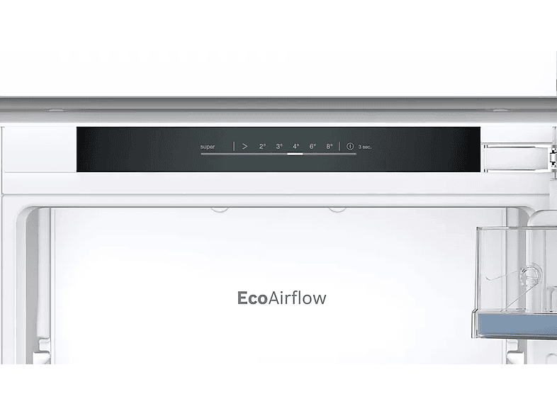 Frigorífico combi integrable - Bosch KIN86VFE0, Semi Frost, 177.2 cm, 260 l, Vita Fresh, Blanco
