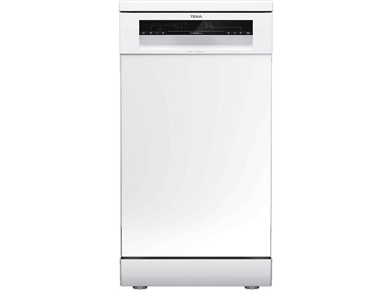 Lavavajillas - Teka DFS 24650, 9 servicios, 6 programas, 44.8 cm, Display LED, Programa Whisper, Blanco