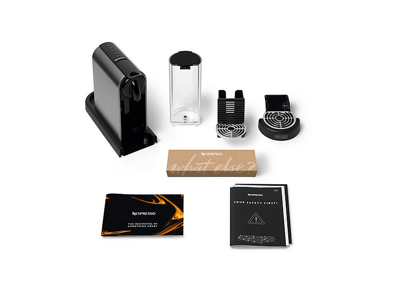Cafetera de cápsulas - Delonghi CITIZ EN220.T METAL OR, 19 bar, 1260 W, Titan