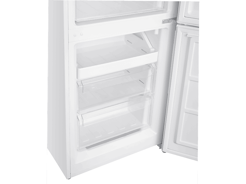 Frigorífico combi - OK . OFK 631 E NF W, No frost, 199.6 cm, 326 l, Alarma puerta abierta, Blanco