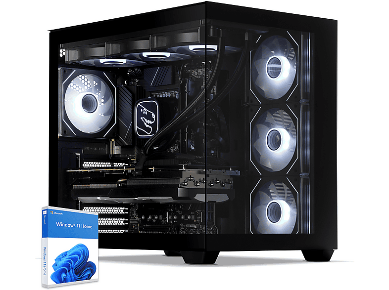 PC Gaming - Sedatech UCCT527I1I1HF, AMD Ryzen 7 5700X 8x 3.4Ghz (max 4.6Ghz), 32 GB RAM, 1000 GB SSD, GeForce RTX™ 5060, Windows 11, Negro