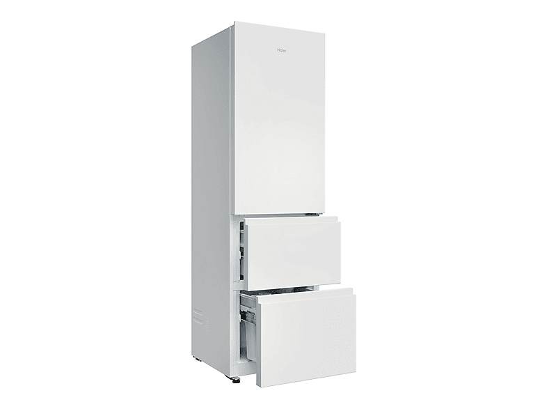 Frigorífico combi - Haier HTR3518ENMW, Altura 1850 mm, Capacidad 303 l, Blanco