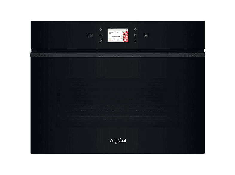 Microondas integrable - Whirlpool WCW9O7PHTSB, 7 potencia, 53 l, Negro