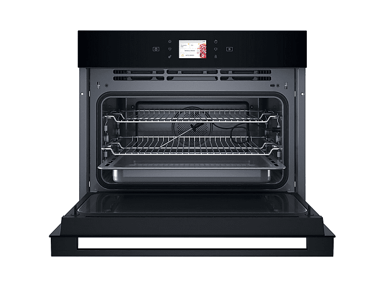 Microondas integrable - Whirlpool WCW9O7PHTSB, 7 potencia, 53 l, Negro