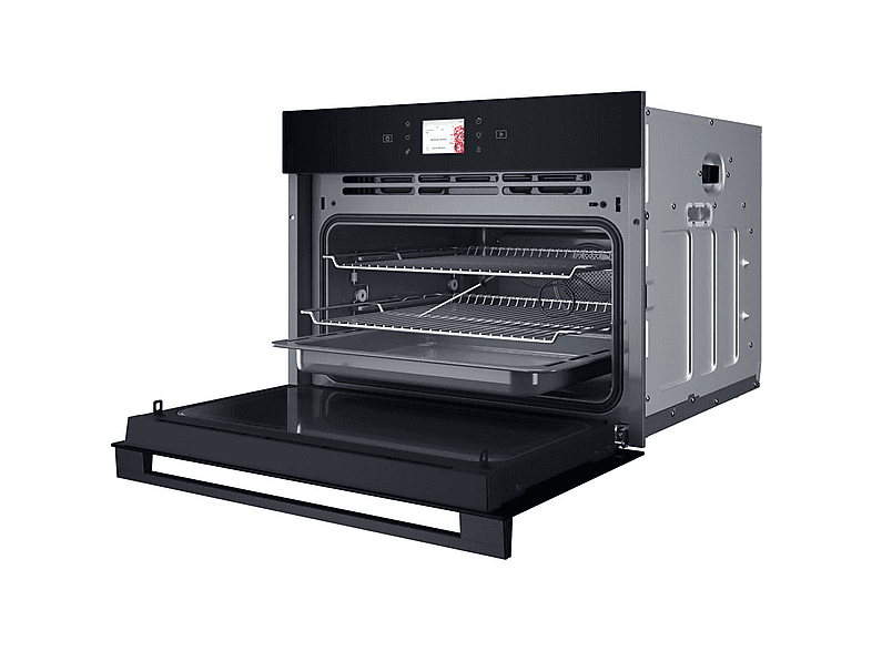 Microondas integrable - Whirlpool WCW9O7PHTSB, 7 potencia, 53 l, Negro
