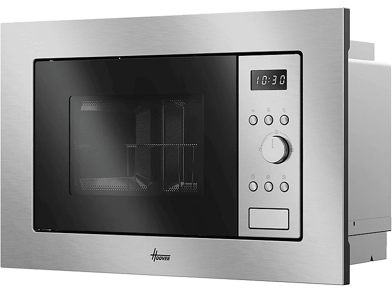 Microondas integrable - Hoover HO20FMW7X, 8 potencia, 20 l, Plata