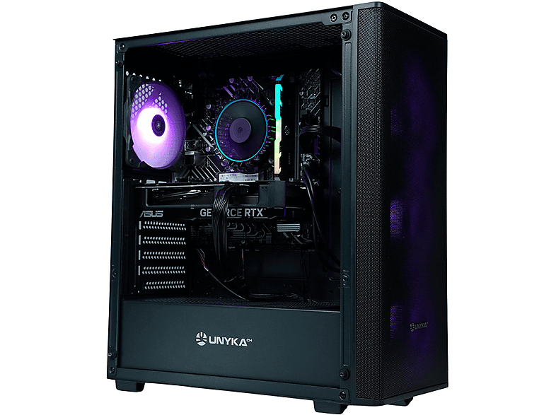 PC Gaming - Epical-Q Klaulis, AMD Ryzen 5 8400F, 16 GB RAM, 1 TB SSD, GeForce RTX™ 5060, Windows 11 Pro, Negro