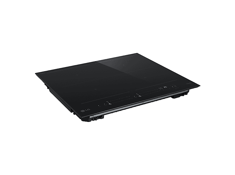 Placa inducción - LG CBIZ2437B, 4 Zonas, 2 Zonas Flex, 59 cm, Cristal Negro