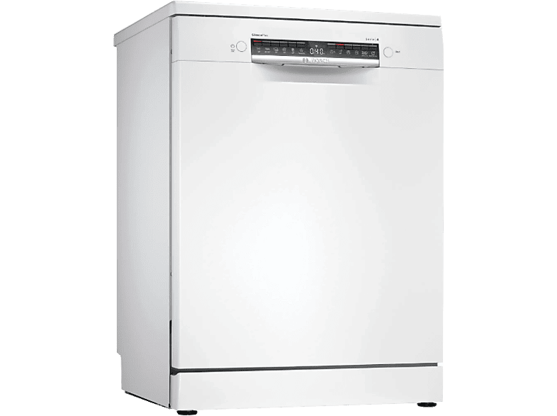 Lavavajillas - Bosch SMS4EMW06E, 14 servicios, 6 programas, 60 cm, Home Connect, RackMatic, Blanco