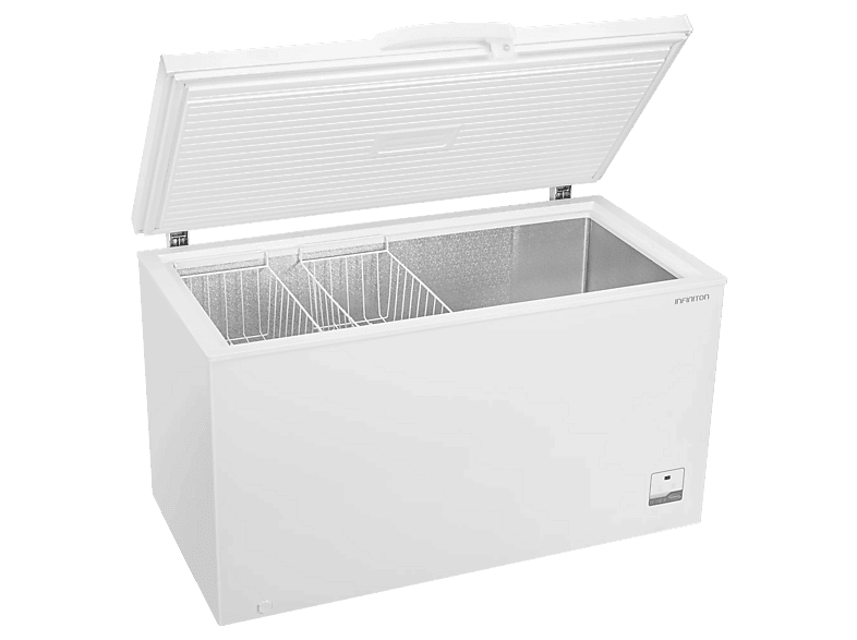 Congelador horizontal - Infiniton CH-MF50, 500L, 83.5 cm Alto, Libre instalación, Inverter, Fast Freezing, Blanco