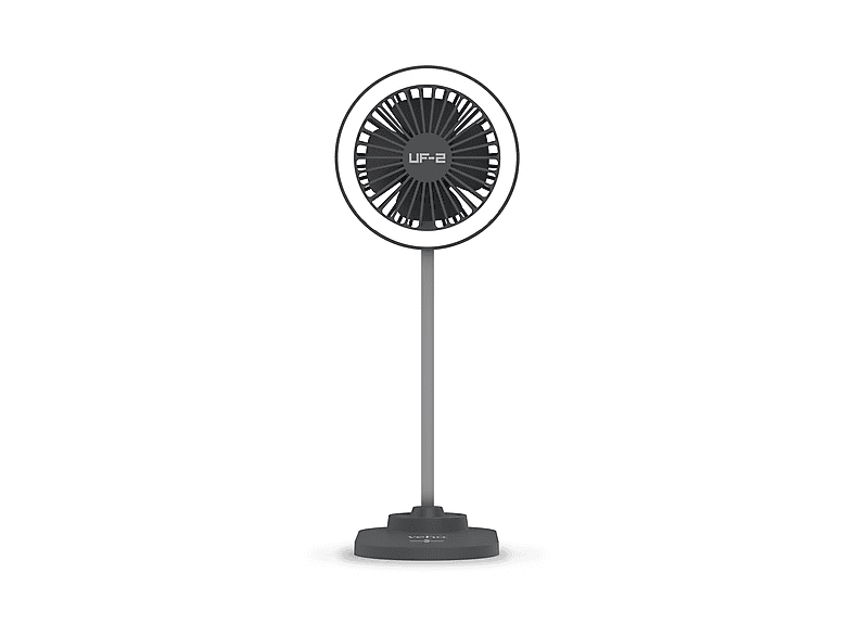 Ventilador de pie - Veho UF-2, 15 W, 3 velocidades, Negro