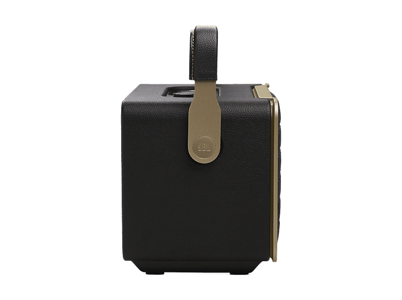 Altavoz estéreo - JBL Authentics 300, 100W, Bluetooth, Wi-Fi, asistentes de voz Google y Alexa, batería con autonomía 8h, diseño retro, Negro