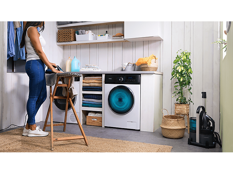 Lavadora carga frontal - Cecotec Bolero DressCode 7500 Inverter A, 7 kg, 1400 rpm, Motor Inverter Plus, Lavado con vapor, White
