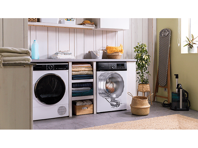 Lavadora carga frontal - Cecotec Bolero DressCode 10500 Inverter A, 10 kg, 1400 rpm, Motor Inverter Plus, Lavado con vapor, White