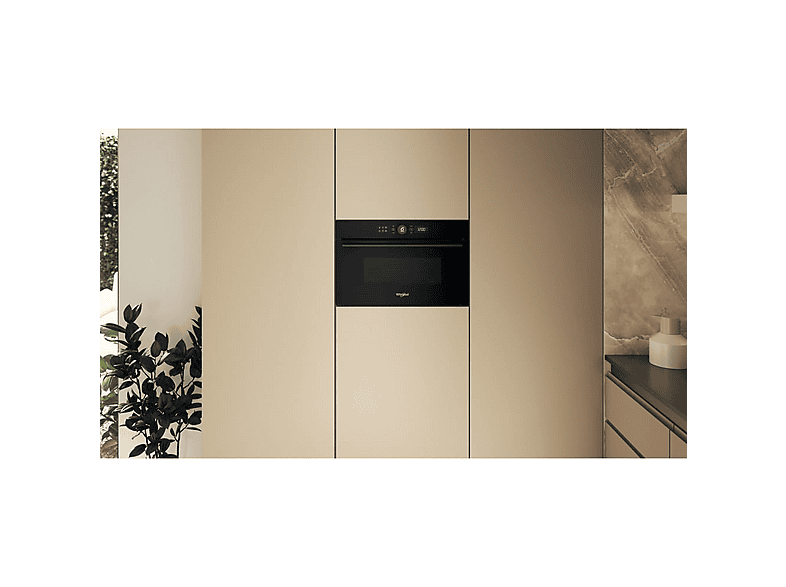 Microondas integrable - Whirlpool WMD54MB, 2100 W, 7 potencia, 31 l, Negro