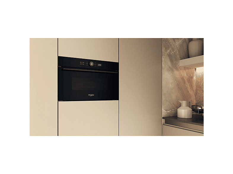 Microondas integrable - Whirlpool WMD54MB, 2100 W, 7 potencia, 31 l, Negro