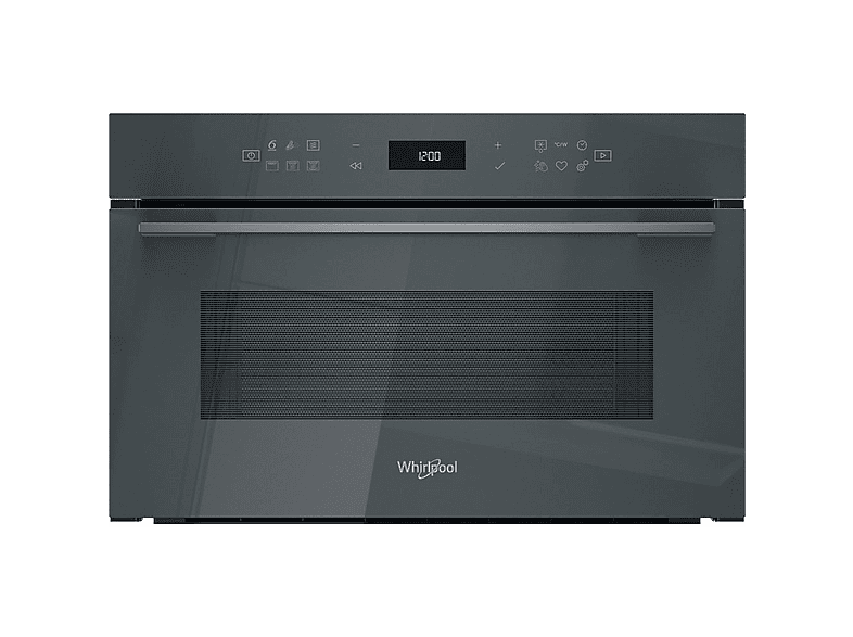 Microondas integrable - Whirlpool WMD7O4TSG, 2100 W, 7 potencia, 31 l, Gris