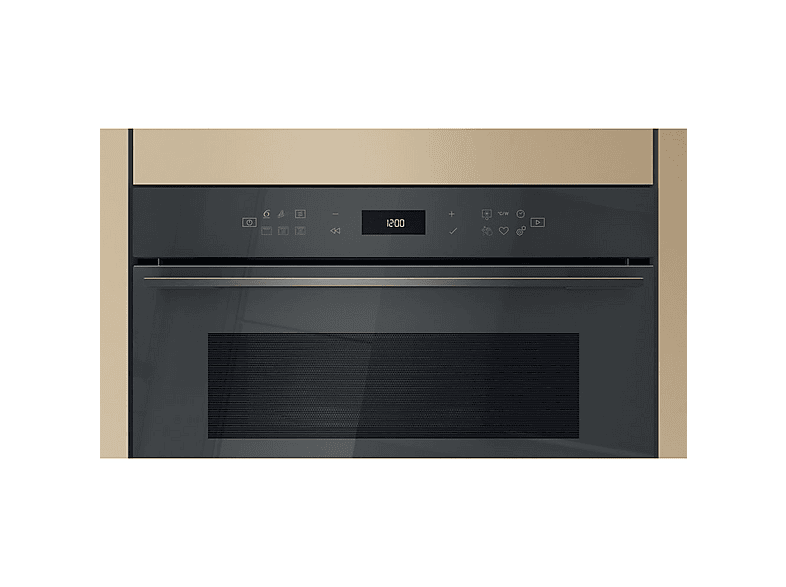 Microondas integrable - Whirlpool WMD7O4TSG, 2100 W, 7 potencia, 31 l, Gris
