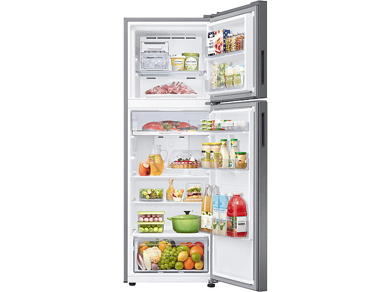 Frigorífico dos puertas - Samsung RT31CG5624S9ES, No Frost, 171.5 cm, 305l, All-Around Cooling, Power Cool, Inox