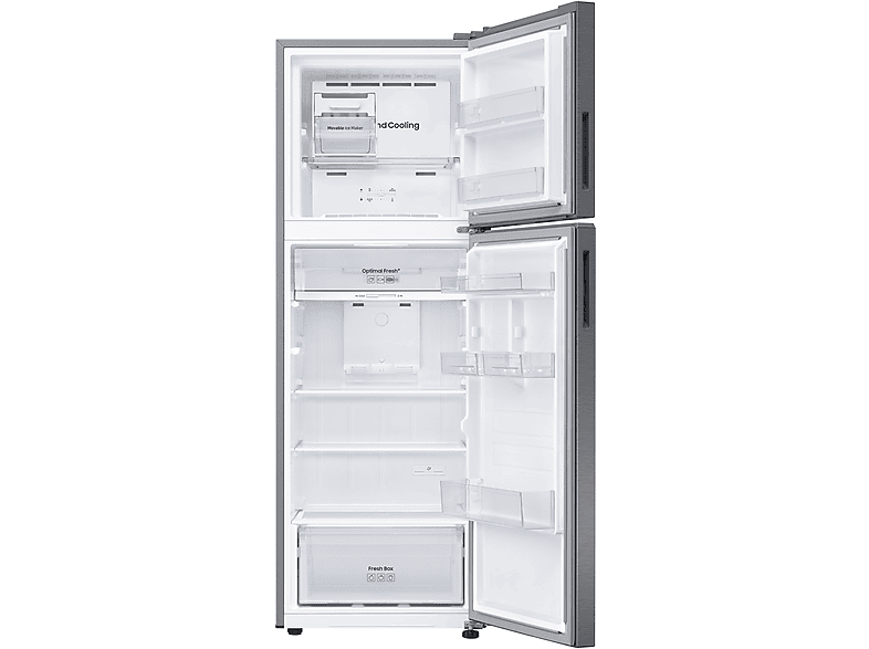 Frigorífico dos puertas - Samsung RT31CG5624S9ES, No Frost, 171.5 cm, 305l, All-Around Cooling, Power Cool, Inox