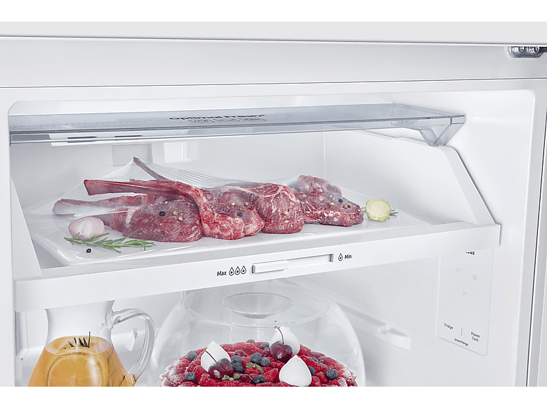 Frigorífico dos puertas - Samsung RT31CG5624WWES, No Frost, 171.5 cm, 305 l, All Around Cooling, Power Cool, Blanco